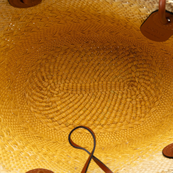 Pre-Loved Loewe x Paulas Ibiza Small Anagram Raffia Basket Tote - Picture 5 of 11